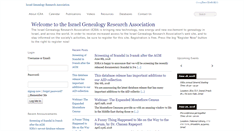 Desktop Screenshot of genealogy.org.il