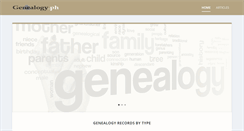 Desktop Screenshot of genealogy.ph