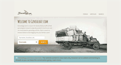 Desktop Screenshot of genealogy.com