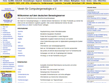 Tablet Screenshot of compgen.genealogy.net