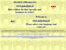 Tablet Screenshot of genealogy.at